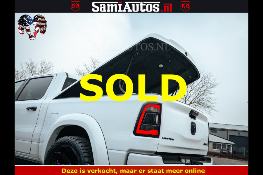 Dodge Ram 1500 Limited Night | 5.7 V8 Hemi Full Option | LPG | Comfortabele Dubbele Cabine met Royale 5 Zitplaatsen | De Meest Luxe en Volle Pick-Up in zijn Klasse | BPM vrij | Nu Leverbaar uit Voorraad | Voorraad Nr v45lp