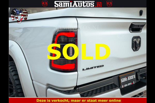 Dodge Ram 1500 Limited Night | 5.7 V8 Hemi Full Option | LPG | Comfortabele Dubbele Cabine met Royale 5 Zitplaatsen | De Meest Luxe en Volle Pick-Up in zijn Klasse | BPM vrij | Nu Leverbaar uit Voorraad | Voorraad Nr v45lp