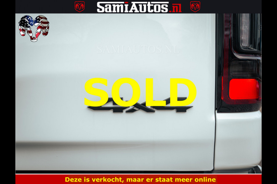 Dodge Ram 1500 Limited Night | 5.7 V8 Hemi Full Option | LPG | Comfortabele Dubbele Cabine met Royale 5 Zitplaatsen | De Meest Luxe en Volle Pick-Up in zijn Klasse | BPM vrij | Nu Leverbaar uit Voorraad | Voorraad Nr v45lp