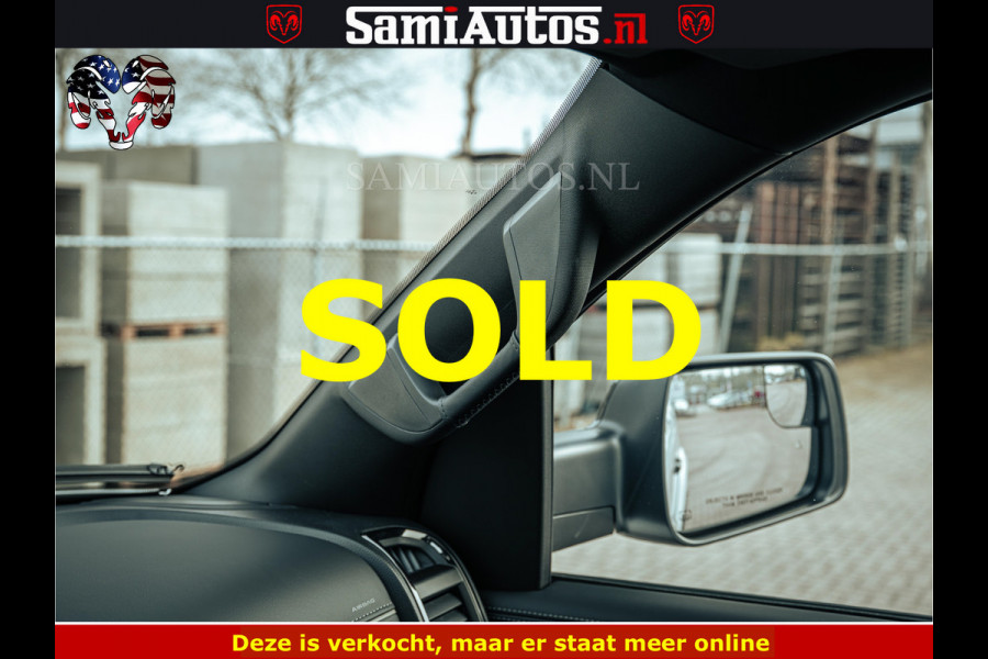 Dodge Ram 1500 Limited Night | 5.7 V8 Hemi Full Option | LPG | Comfortabele Dubbele Cabine met Royale 5 Zitplaatsen | De Meest Luxe en Volle Pick-Up in zijn Klasse | BPM vrij | Nu Leverbaar uit Voorraad | Voorraad Nr v45lp