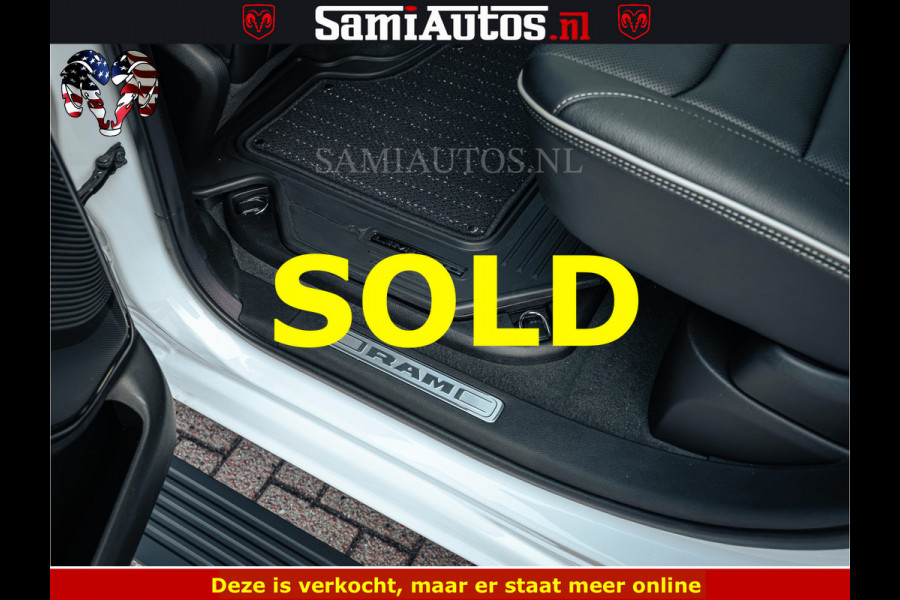 Dodge Ram 1500 Limited Night | 5.7 V8 Hemi Full Option | LPG | Comfortabele Dubbele Cabine met Royale 5 Zitplaatsen | De Meest Luxe en Volle Pick-Up in zijn Klasse | BPM vrij | Nu Leverbaar uit Voorraad | Voorraad Nr v45lp