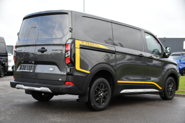 Ford Transit Custom 320 2.0 TDCI L1H1 Trail AWD 4x4 Camera, Cruise, Carplay, B&O, 170pk, LED, Stuurverwarming, Leder, Stoelverwarming, Automaat, Sensoren, Uniek!