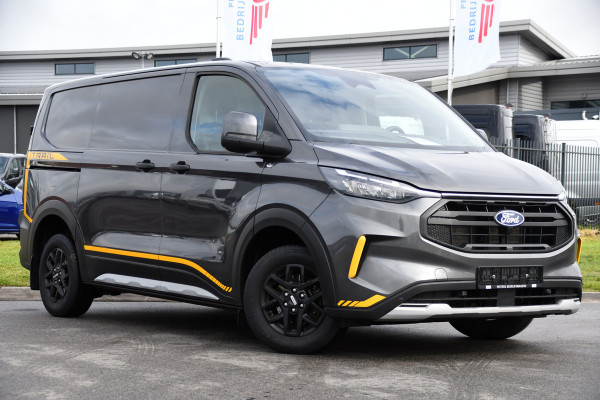 Ford Transit Custom 320 2.0 TDCI L1H1 Trail AWD 4x4 Camera, Cruise, Carplay, B&O, 170pk, LED, Stuurverwarming, Leder, Stoelverwarming, Automaat, Sensoren, Uniek!