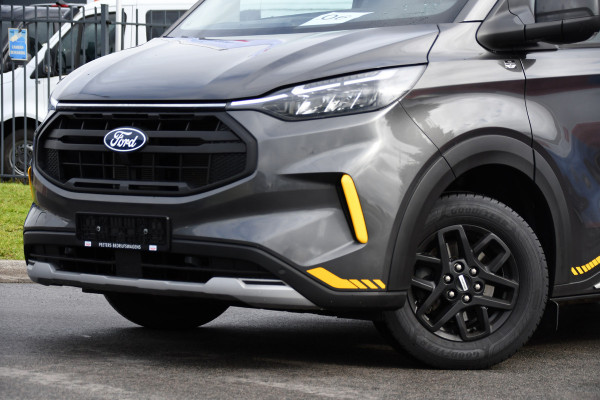 Ford Transit Custom 320 2.0 TDCI L1H1 Trail AWD 4x4 Camera, Cruise, Carplay, B&O, 170pk, LED, Stuurverwarming, Leder, Stoelverwarming, Automaat, Sensoren, Uniek!