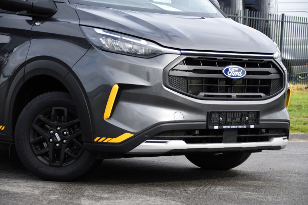 Ford Transit Custom 320 2.0 TDCI L1H1 Trail AWD 4x4 Camera, Cruise, Carplay, B&O, 170pk, LED, Stuurverwarming, Leder, Stoelverwarming, Automaat, Sensoren, Uniek!
