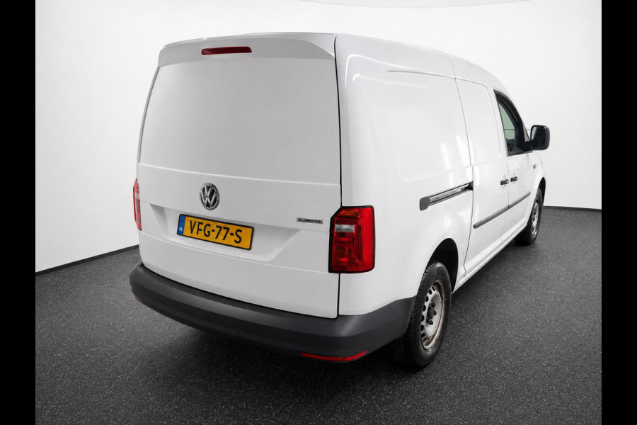 Volkswagen Caddy 1.4 TGI L2H1 EcoFuel Maxi Comfortline Airco Cruise PDC Verwarmbare voorruit Comfortstoelen Alarm Bluetooth Schuifdeur