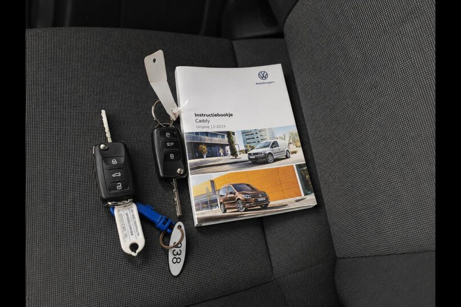 Volkswagen Caddy 1.4 TGI L2H1 EcoFuel Maxi Comfortline Airco Cruise PDC Verwarmbare voorruit Comfortstoelen Alarm Bluetooth Schuifdeur