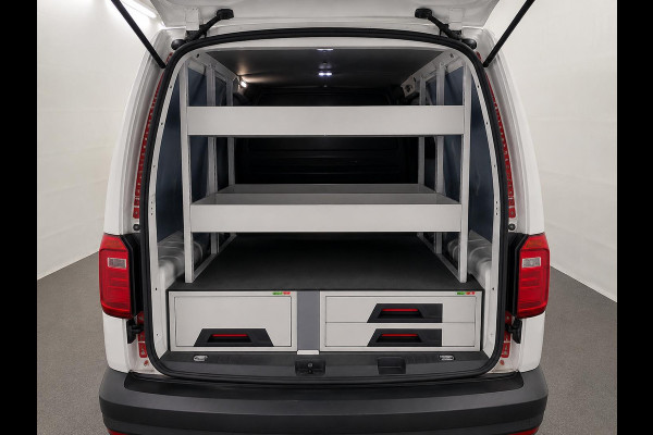 Volkswagen Caddy 1.4 TGI L2H1 EcoFuel Maxi Comfortline Airco Cruise PDC Verwarmbare voorruit Comfortstoelen Alarm Bluetooth Schuifdeur