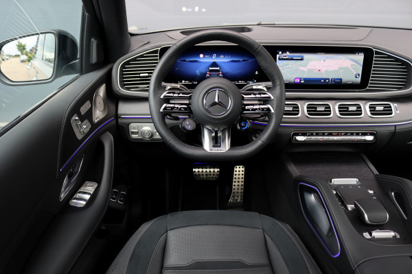 Mercedes-Benz GLE AMG 53 Hybrid 4MATIC+ Premium | Luchtvering | Distronic | Comfortpakket Achter+ | Trekhaak | Burmester | Vlakkenverwarming | Keyless Go | Augmented Reality | Surround Camera | Nappa Leder |