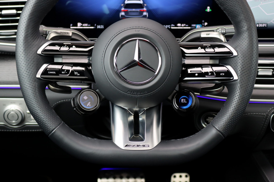 Mercedes-Benz GLE AMG 53 Hybrid 4MATIC+ Premium | Luchtvering | Distronic | Comfortpakket Achter+ | Trekhaak | Burmester | Vlakkenverwarming | Keyless Go | Augmented Reality | Surround Camera | Nappa Leder |