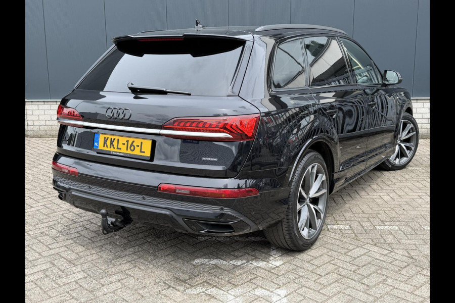 Audi Q7 55 TFSI e quattro Pro Line S 21"/Trekhaak/B&O/Laser LED/Stoelverwarming v+a/Adaptieve cruise/Dodehoek/Keyless/Head-up/Memory