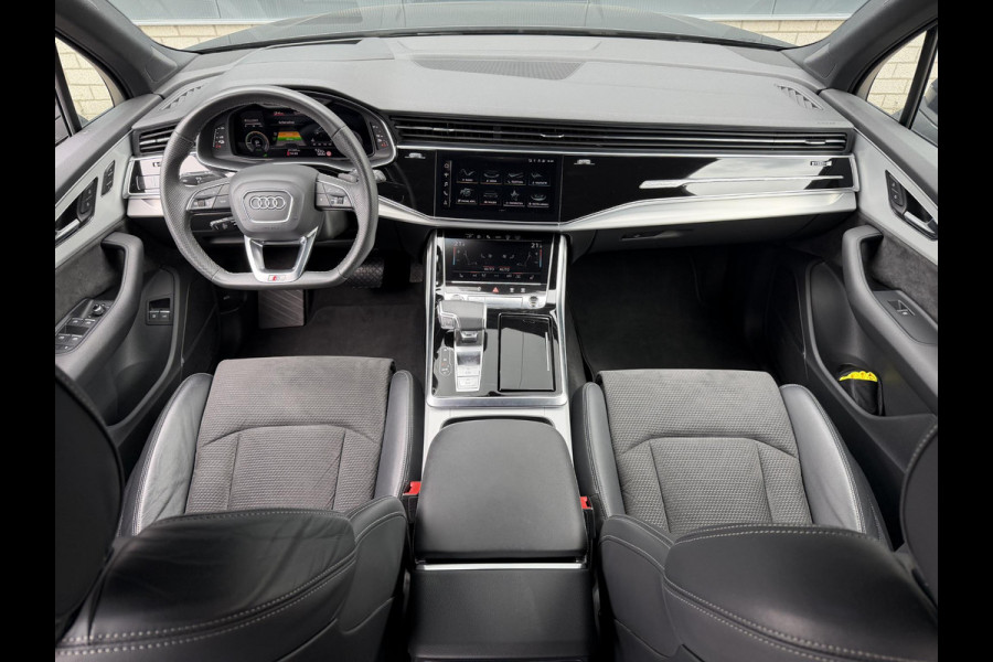 Audi Q7 55 TFSI e quattro Pro Line S 21"/Trekhaak/B&O/Laser LED/Stoelverwarming v+a/Adaptieve cruise/Dodehoek/Keyless/Head-up/Memory