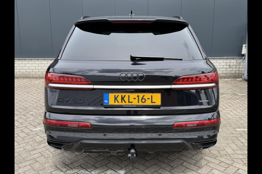 Audi Q7 55 TFSI e quattro Pro Line S 21"/Trekhaak/B&O/Laser LED/Stoelverwarming v+a/Adaptieve cruise/Dodehoek/Keyless/Head-up/Memory