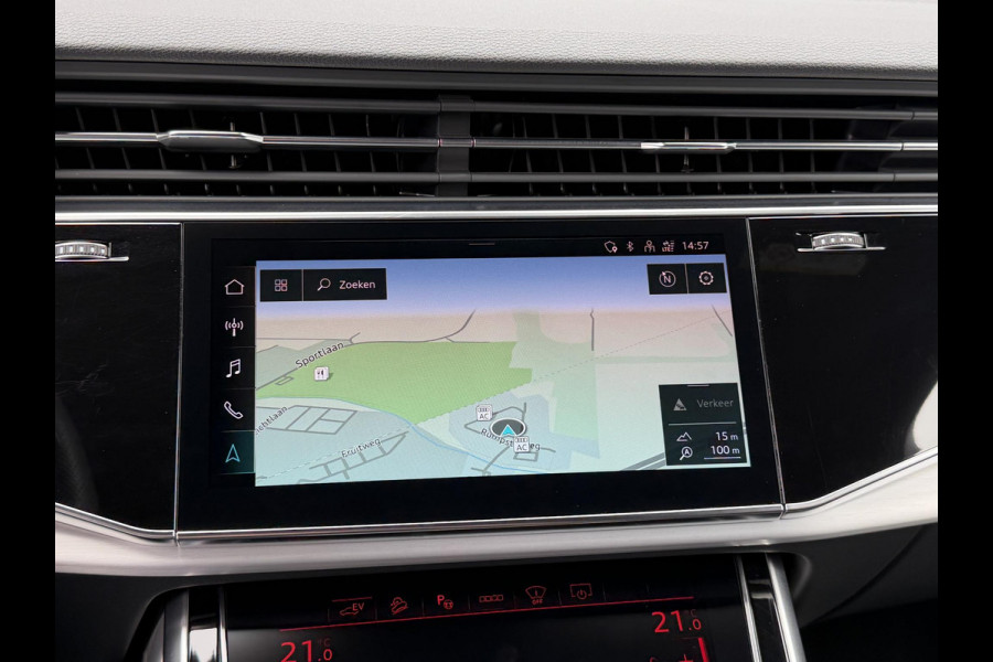 Audi Q7 55 TFSI e quattro Pro Line S 21"/Trekhaak/B&O/Laser LED/Stoelverwarming v+a/Adaptieve cruise/Dodehoek/Keyless/Head-up/Memory