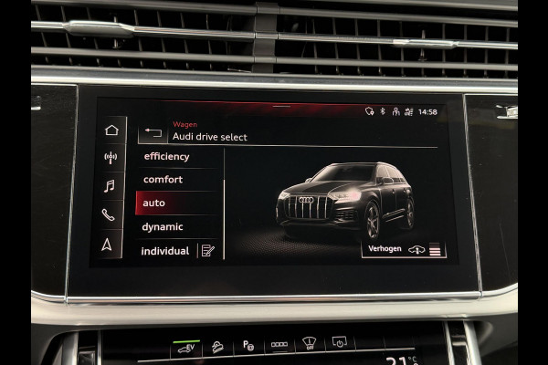 Audi Q7 55 TFSI e quattro Pro Line S 21"/Trekhaak/B&O/Laser LED/Stoelverwarming v+a/Adaptieve cruise/Dodehoek/Keyless/Head-up/Memory