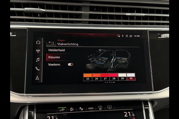 Audi Q7 55 TFSI e quattro Pro Line S 21"/Trekhaak/B&O/Laser LED/Stoelverwarming v+a/Adaptieve cruise/Dodehoek/Keyless/Head-up/Memory