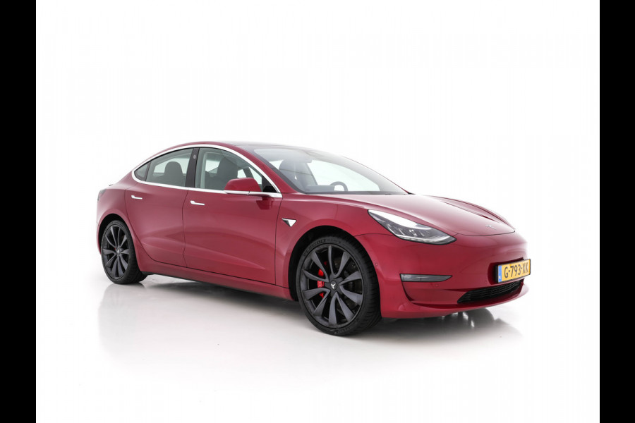 Tesla Model 3 Performance 75 kWh AWD [ Fase-3-17kW ] {SoH-88%} (INCL-BTW) Aut. *PANO | LEATHER | AUTO-PILOT | FULL-LED | DIGI-COCKPIT | ADAPTIVE-CRUISE | KEYLESS | TOPVIEW | DAB | CARPLAY | MEMORY-PACK | LANE-ASSIST | SPORTSEATS | 20"ALU*