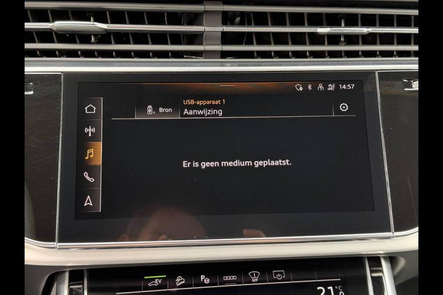 Audi Q7 55 TFSI e quattro Pro Line S 21"/Trekhaak/B&O/Laser LED/Stoelverwarming v+a/Adaptieve cruise/Dodehoek/Keyless/Head-up/Memory