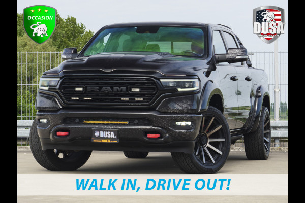 Dodge Ram 1500 Limited | 5.7 V8 | 4x4 Crew Cab | 5'7 | Guerrilla Exhaust | LED Pack | Flipcover | RAMBAR | Cobra Wrap