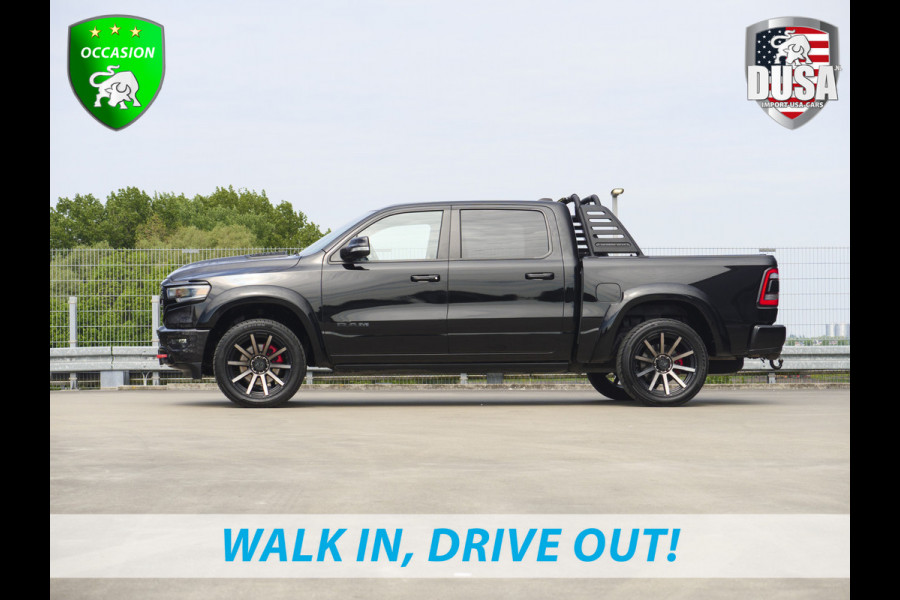 Dodge Ram 1500 Limited | 5.7 V8 | 4x4 Crew Cab | 5'7 | Guerrilla Exhaust | LED Pack | Flipcover | RAMBAR | Cobra Wrap