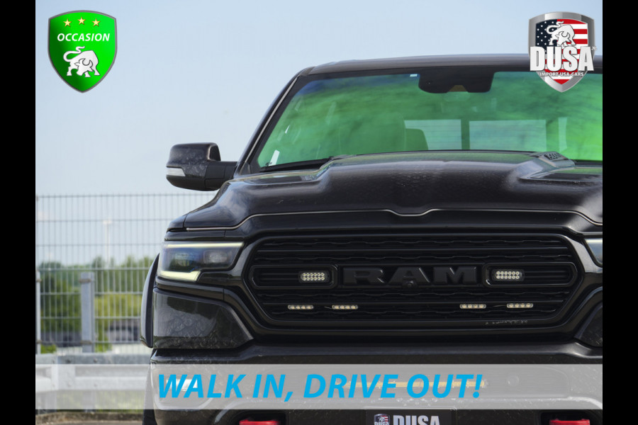 Dodge Ram 1500 Limited | 5.7 V8 | 4x4 Crew Cab | 5'7 | Guerrilla Exhaust | LED Pack | Flipcover | RAMBAR | Cobra Wrap