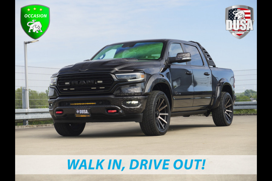 Dodge Ram 1500 Limited | 5.7 V8 | 4x4 Crew Cab | 5'7 | Guerrilla Exhaust | LED Pack | Flipcover | RAMBAR | Cobra Wrap