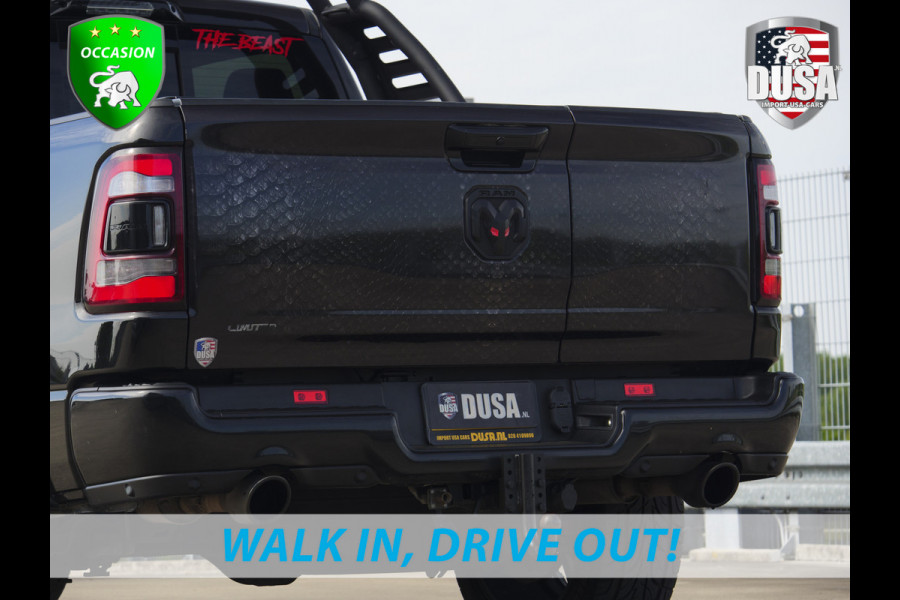 Dodge Ram 1500 Limited | 5.7 V8 | 4x4 Crew Cab | 5'7 | Guerrilla Exhaust | LED Pack | Flipcover | RAMBAR | Cobra Wrap