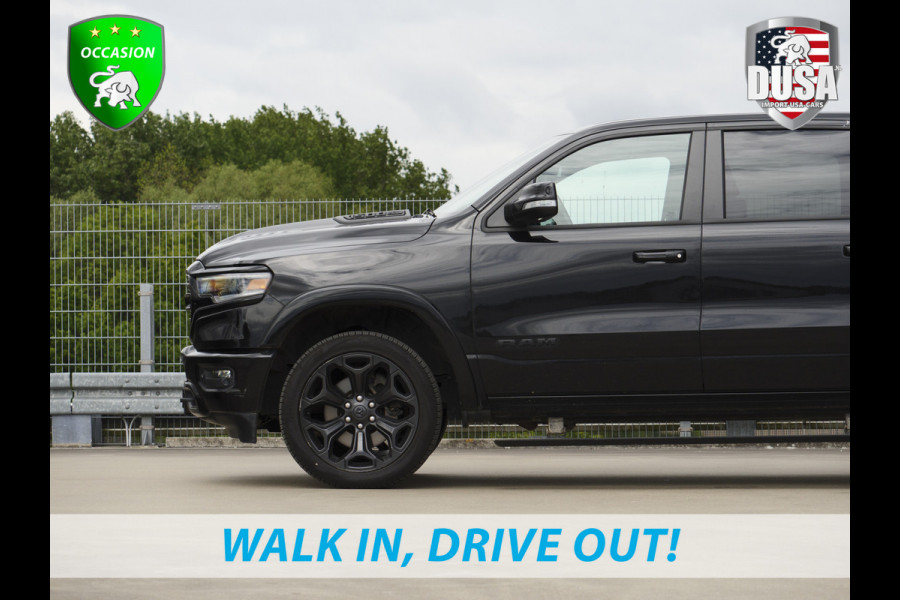 Dodge Ram 1500 | Limited | 5.7 V8 | 4x4 | Crew Cab | Leder | Panorama | Cover | LPG | Multi Tailgate Nieuw binnen!