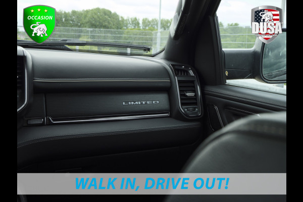 Dodge Ram 1500 | Limited | 5.7 V8 | 4x4 | Crew Cab | Leder | Panorama | Cover | LPG | Multi Tailgate Nieuw binnen!