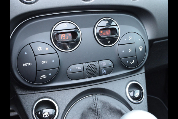 Fiat 500C 1.4 T-Jet Abarth Turismo 595 | ZWART LEDEREN BEKLEDING | NAVI | CLIMATE CONTROL | PARKEERSENSOREN | 165 PK | NL AUTO |