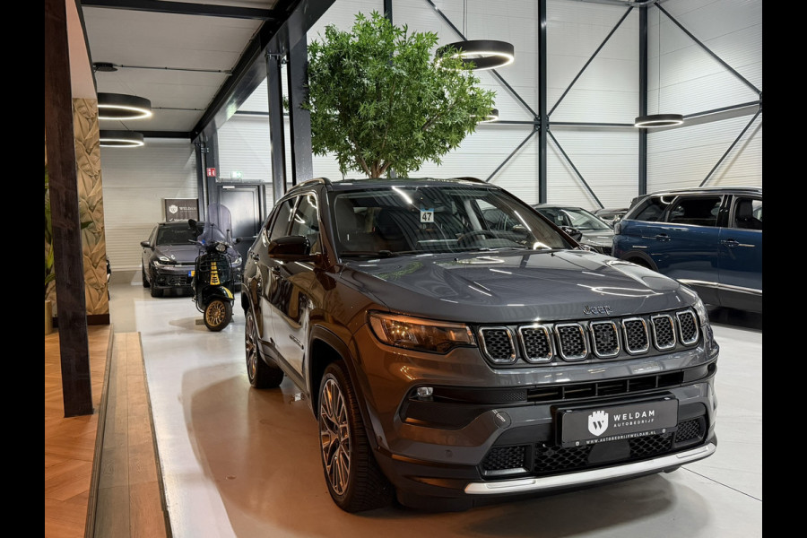Jeep Compass 4xe 190 Plug-in Hybrid Limited|Automaat|4WD|Carplay|SOH 87,84%|360 Camera|Dodehoek|Keyless|All-Season|Rijklaar