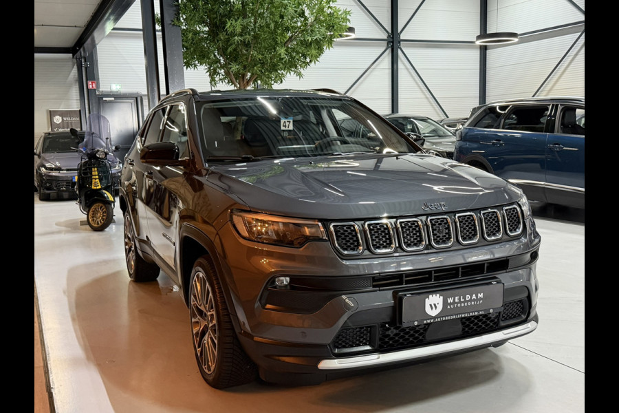 Jeep Compass 4xe 190 Plug-in Hybrid Limited|Automaat|4WD|Carplay|SOH 87,84%|360 Camera|Dodehoek|Keyless|All-Season|Rijklaar