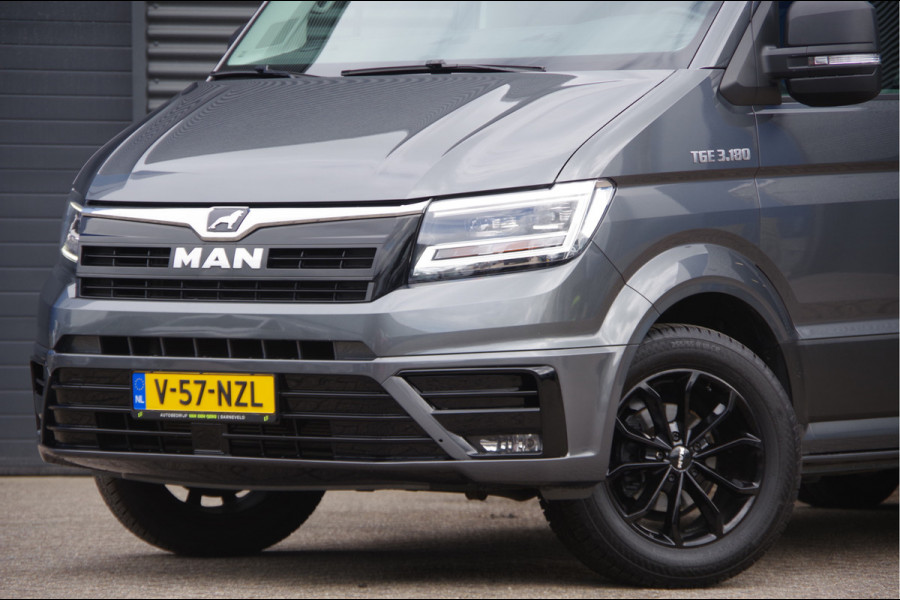 MAN TGE 3.180 35 2.0 L3H2(L2H1) 3-ZITS, 177PK AUT. LED, TREKHAAK, CAMERA, GEV. STOEL, CRUISE, CLIMA, APPLE CARPLAY/ANDROID AUTO