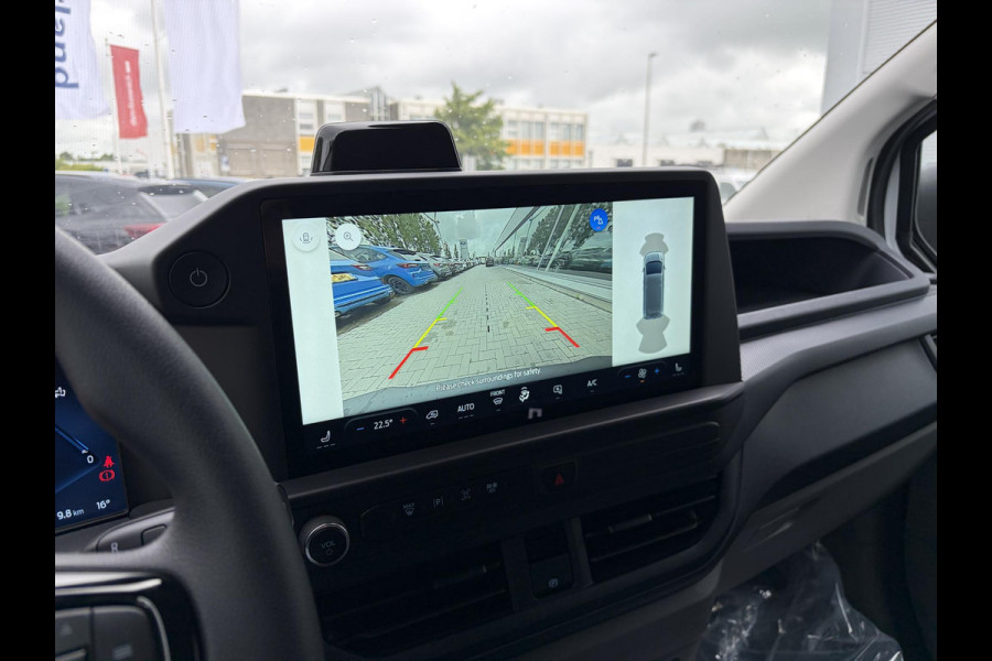 Ford E-Transit Cust. 340 L2H1 Trend 71 kWh ZUID 136pk | Bekleding zijwand en achterdeuren (volledig) | Laadvloer bescherming | 8-weg verstelbare en verwarmbare bestuurdersstoel met armsteun (i.c.m. bijrijdersbank) | Trekhaakvoorbereiding | Allweather banden | AGM accu | Laadkabel 10 | LED laadruimteverlichting (5 spots) | Vehicle Integration System
