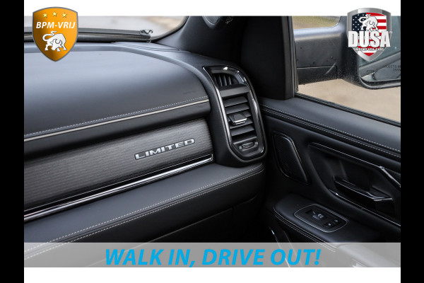 Dodge Ram 1500 | Limited | 5.7 V8 | HEMI | Night Edition | Panorama dak  | Luchtvering | BPM-VRIJ | Bright white Getoonde accessoires zijn verkrijgbaar tegen meerprijs