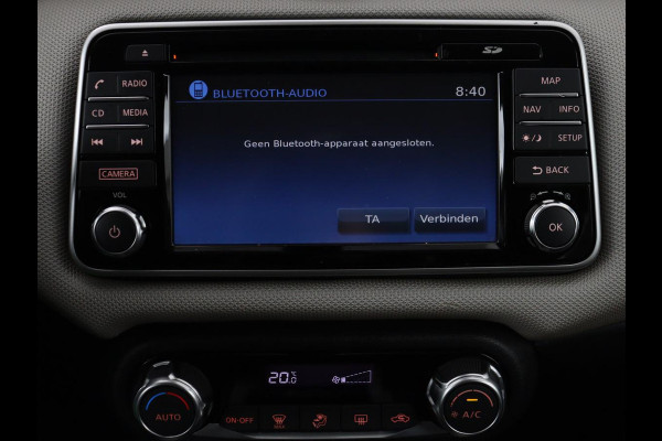 Nissan Micra 0.9 IG-T N-Connecta | Camera | Cruise control | Climate control | Parkeerhulp | Navigatie | Bluetooth | 16" velgen | Getint glas | Origineel NL