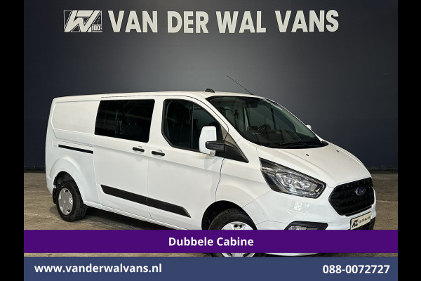 Ford Transit Custom 2.0 TDCI 131pk L2H1 Dubbele Cabine Euro6 Airco | 5-Zits | Apple Carplay | LED | Cruisecontrol | Stoelverwarming Android Auto, Parkeersensoren, Achterklep, 2800kg trekvermogen