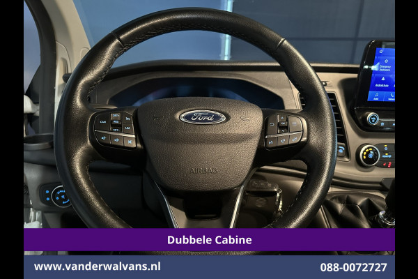 Ford Transit Custom 2.0 TDCI 131pk L2H1 Dubbele Cabine Euro6 Airco | 5-Zits | Apple Carplay | LED | Cruisecontrol | Stoelverwarming Android Auto, Parkeersensoren, Achterklep, 2800kg trekvermogen