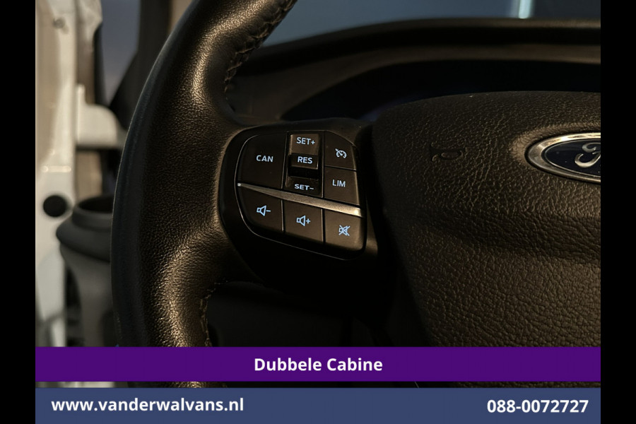 Ford Transit Custom 2.0 TDCI 131pk L2H1 Dubbele Cabine Euro6 Airco | 5-Zits | Apple Carplay | LED | Cruisecontrol | Stoelverwarming Android Auto, Parkeersensoren, Achterklep, 2800kg trekvermogen