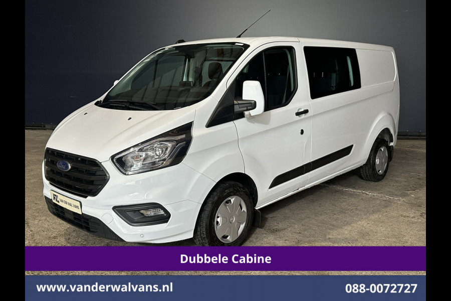 Ford Transit Custom 2.0 TDCI 131pk L2H1 Dubbele Cabine Euro6 Airco | 5-Zits | Apple Carplay | LED | Cruisecontrol | Stoelverwarming Android Auto, Parkeersensoren, Achterklep, 2800kg trekvermogen