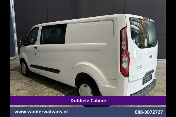 Ford Transit Custom 2.0 TDCI 131pk L2H1 Dubbele Cabine Euro6 Airco | 5-Zits | Apple Carplay | LED | Cruisecontrol | Stoelverwarming Android Auto, Parkeersensoren, Achterklep, 2800kg trekvermogen