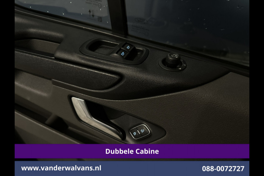 Ford Transit Custom 2.0 TDCI 131pk L2H1 Dubbele Cabine Euro6 Airco | 5-Zits | Apple Carplay | LED | Cruisecontrol | Stoelverwarming Android Auto, Parkeersensoren, Achterklep, 2800kg trekvermogen
