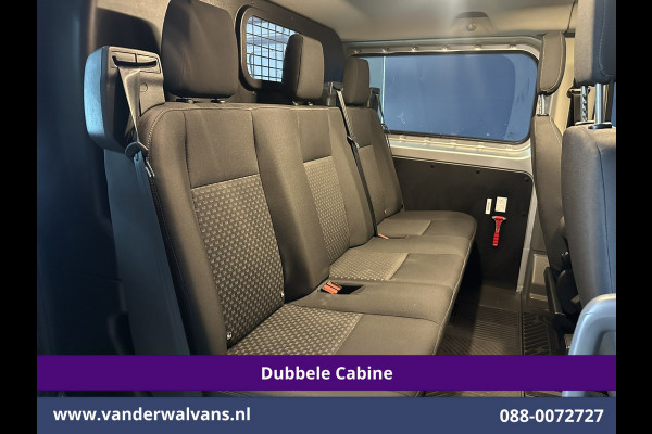 Ford Transit Custom 2.0 TDCI 131pk L2H1 Dubbele Cabine Euro6 Airco | 5-Zits | Camera | Apple Carplay | LED | 2800kg Trekhaak Android Auto, Cruisecontrol, Parkeersensoren, Stoelverwarming, Verwarmde voorruit, Dakdragers