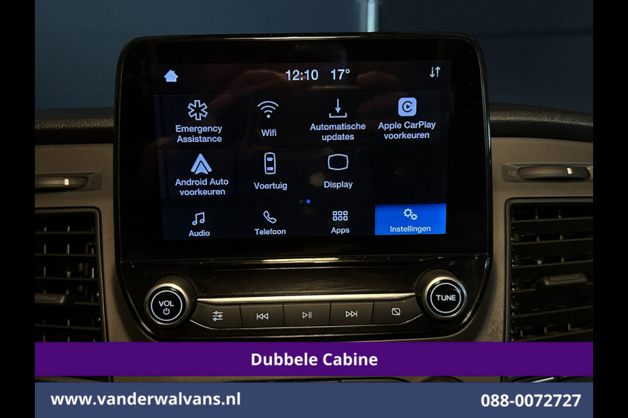 Ford Transit Custom 2.0 TDCI 131pk L2H1 Dubbele Cabine Euro6 Airco | 5-Zits | Camera | Apple Carplay | LED | 2800kg Trekhaak Android Auto, Cruisecontrol, Parkeersensoren, Stoelverwarming, Verwarmde voorruit, Dakdragers