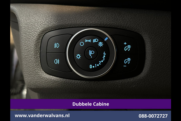 Ford Transit Custom 2.0 TDCI 131pk L2H1 Dubbele Cabine Euro6 Airco | 5-Zits | Camera | Apple Carplay | LED | 2800kg Trekhaak Android Auto, Cruisecontrol, Parkeersensoren, Stoelverwarming, Verwarmde voorruit, Dakdragers