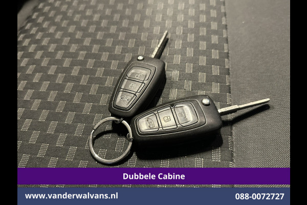 Ford Transit Custom 2.0 TDCI 131pk L2H1 Dubbele Cabine Euro6 Airco | 5-Zits | Camera | Apple Carplay | LED | 2800kg Trekhaak Android Auto, Cruisecontrol, Parkeersensoren, Stoelverwarming, Verwarmde voorruit, Dakdragers
