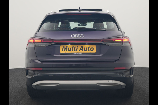 Audi Q4 e-tron 45 S Line 82 kWh 286pk Dealer O.H. | Trekhaak Af Fabriek | Panodak | Adaptive Cruise | Warmtepomp | Camera | Sonos Audio | Sportstoelen Verwarmd | Keyless | Blis | Apple Carplay | Navigatie | DAB |