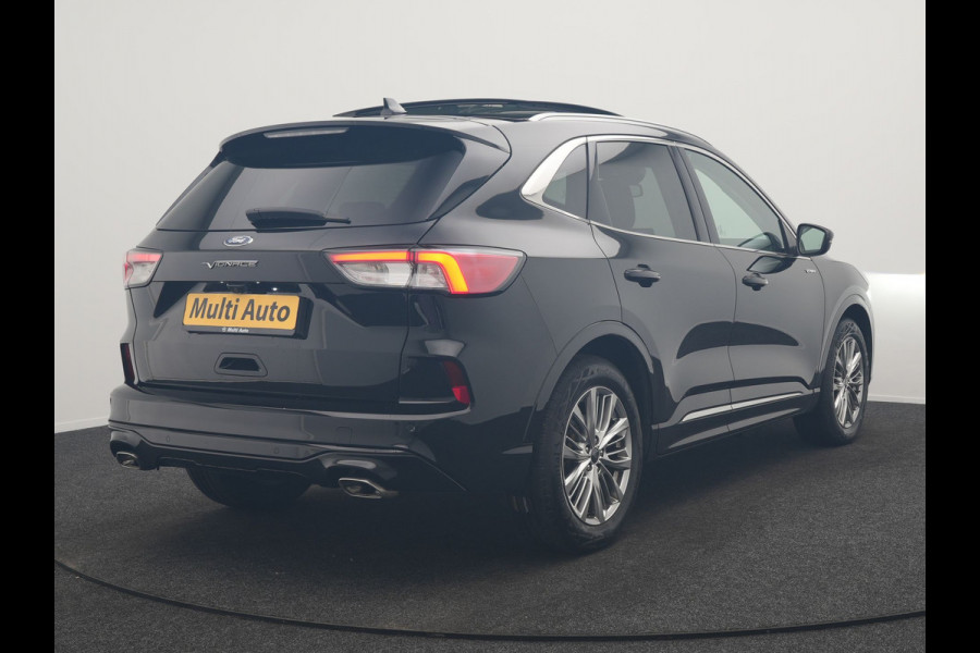 Ford Kuga 2.5 Vignale PHEV 225pk Dealer O.H. | Panodak | Head Up | Camera | Bang & Olufsen | Lederen Sportstoelen Memory & Verwarmd | Stuur Verwarmd | Keyless | Apple Carplay | Navigatie | DAB | Plug In Hybrid |