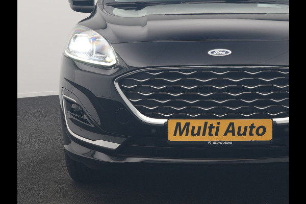 Ford Kuga 2.5 Vignale PHEV 225pk Dealer O.H. | Panodak | Head Up | Camera | Bang & Olufsen | Lederen Sportstoelen Memory & Verwarmd | Stuur Verwarmd | Keyless | Apple Carplay | Navigatie | DAB | Plug In Hybrid |