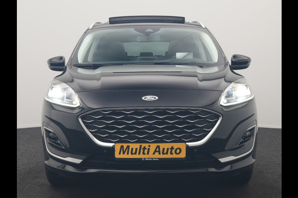 Ford Kuga 2.5 Vignale PHEV 225pk Dealer O.H. | Panodak | Head Up | Camera | Bang & Olufsen | Lederen Sportstoelen Memory & Verwarmd | Stuur Verwarmd | Keyless | Apple Carplay | Navigatie | DAB | Plug In Hybrid |